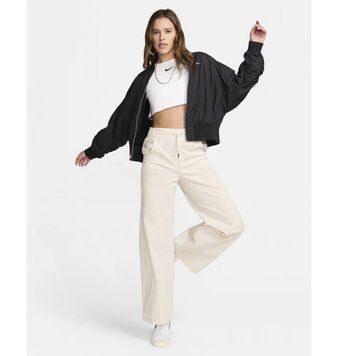 Жіноча куртка Nike Sportswear Essential Oversized Bomber Jacket Black | FN2839-010 FN2839-010 фото