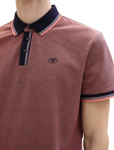 Чоловіче поло Tom Tailor Polo with Detailed Collar | 1040822ХХ35774 1040822ХХ35774 фото