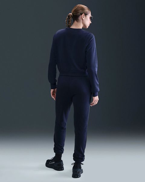 Жіночий світшот Nike W Nsw Nk Chill Ft Crew Blue | HV2393-410 HV2393-410 фото