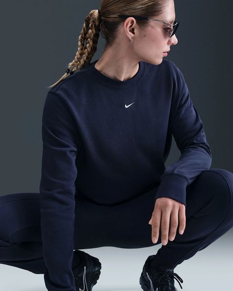Жіночий світшот Nike W Nsw Nk Chill Ft Crew Blue | HV2393-410 HV2393-410 фото